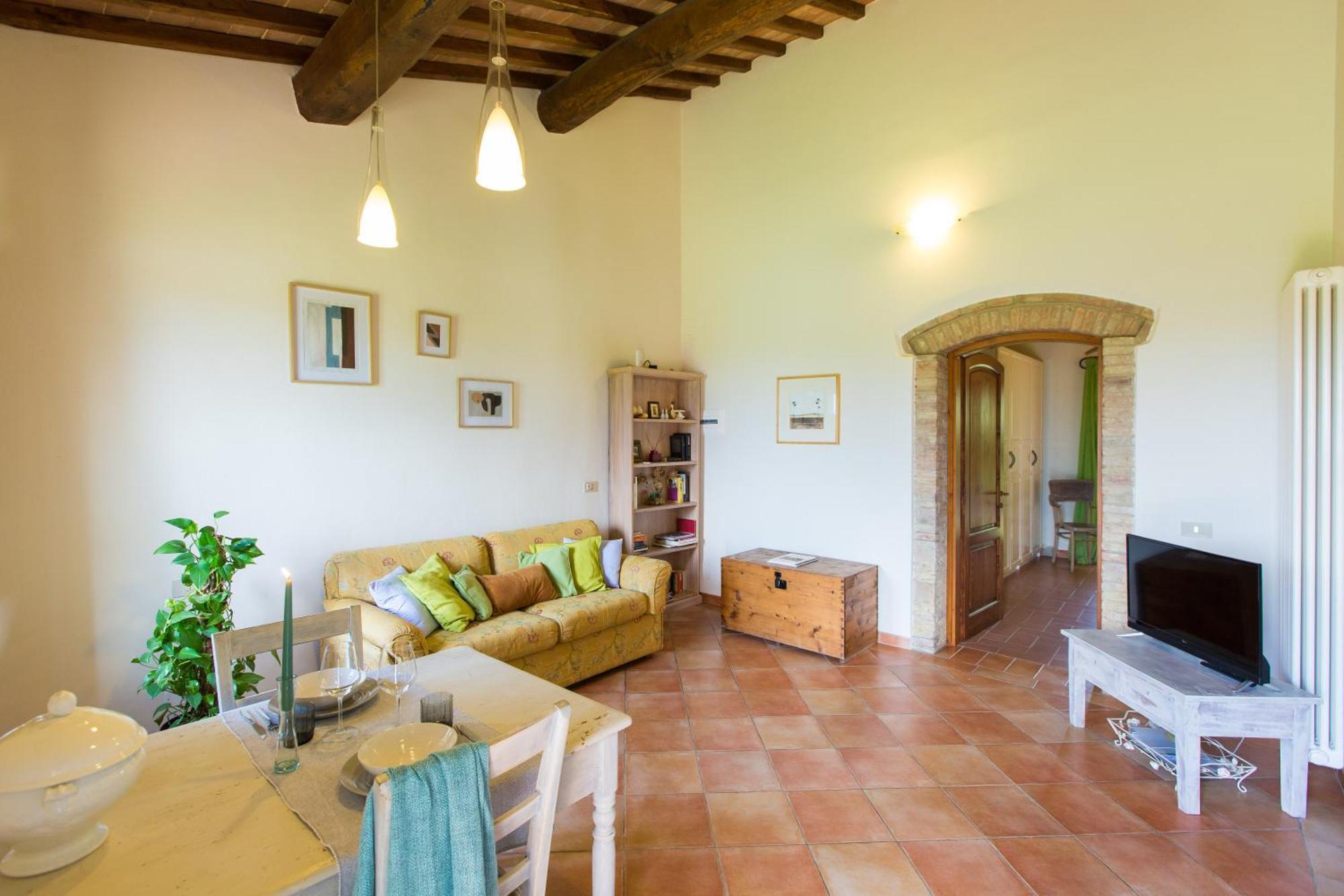 Poggetto Di Montese Apartment San Gimignano Bagian luar foto