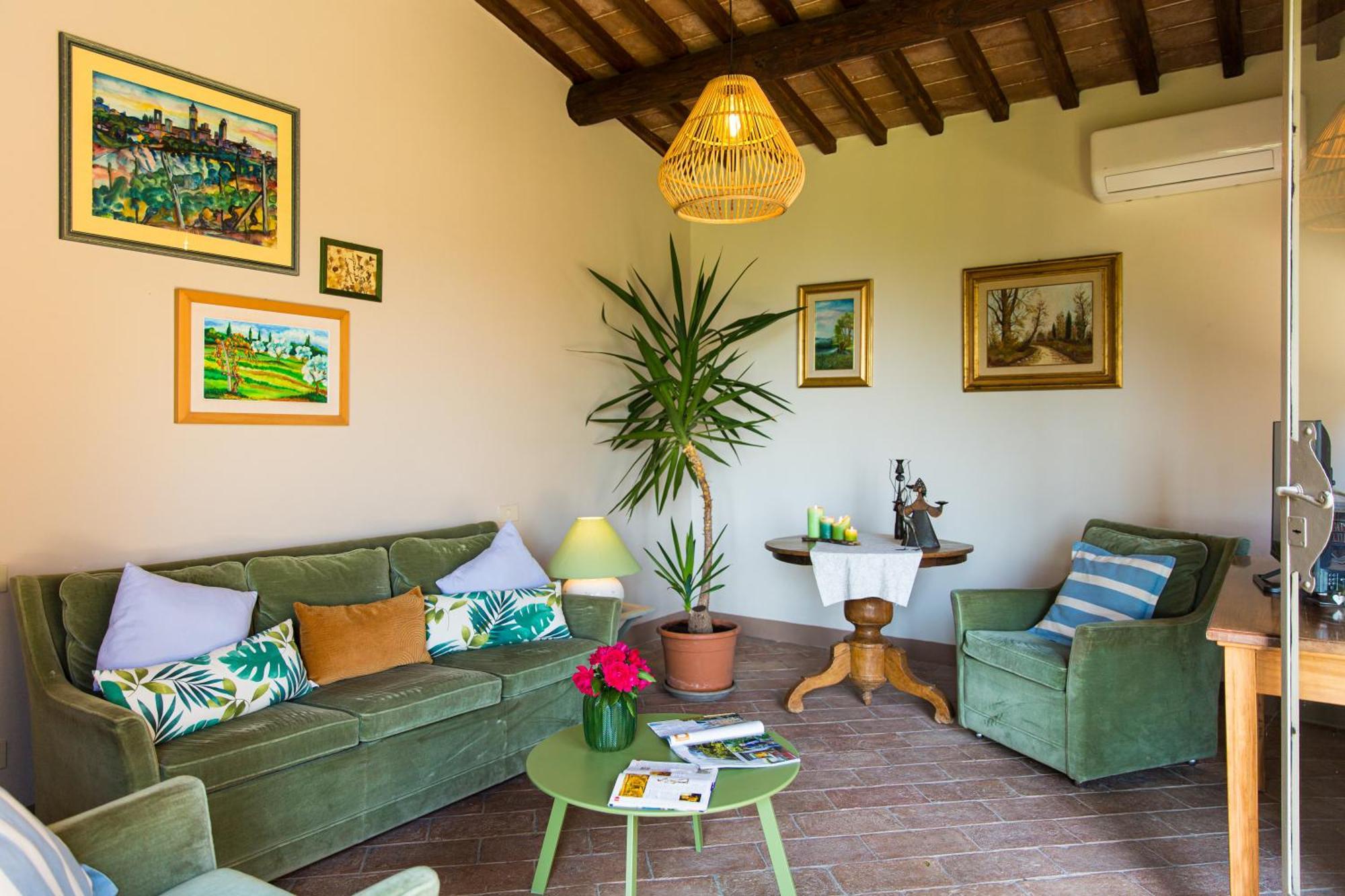 Poggetto Di Montese Apartment San Gimignano Bagian luar foto