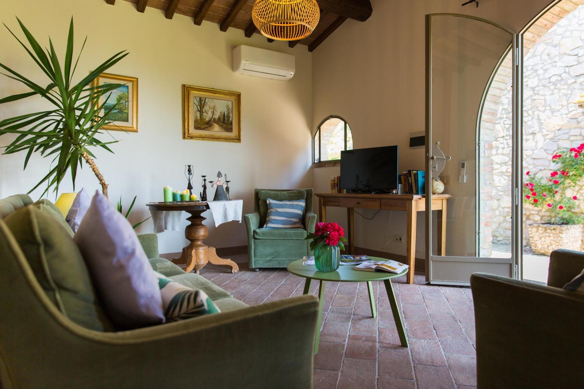 Poggetto Di Montese Apartment San Gimignano Bagian luar foto
